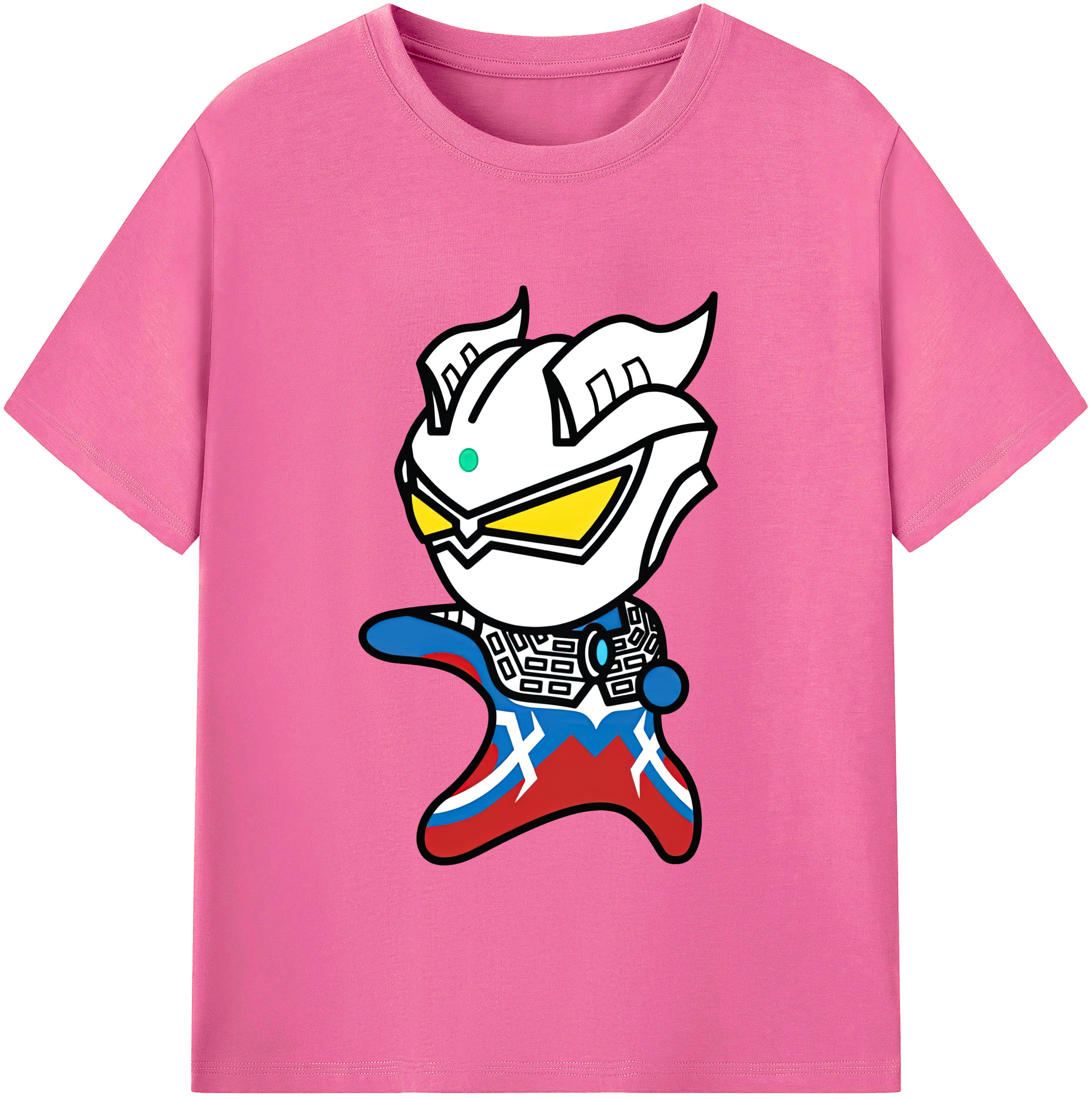 （画像用） ウルトラマン Ultraman レディースカジュアルプリントTシャツ（綿100％）